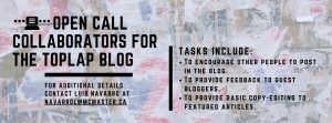 Open call for collaborators for the Toplap blog